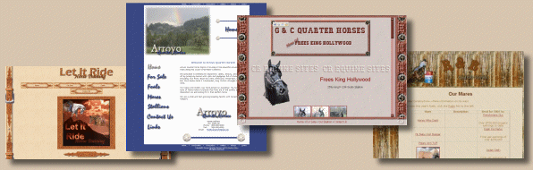 Equine / Horse web site designer, CR Equine Sites
